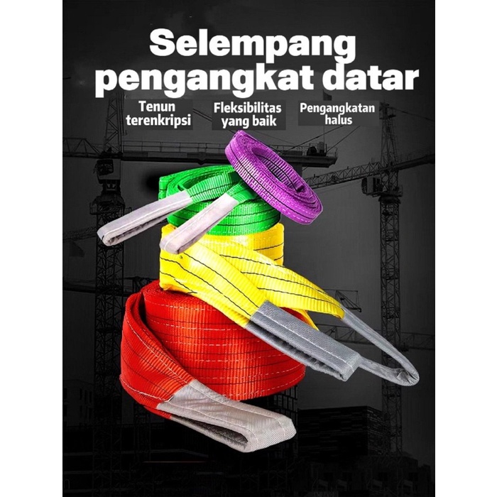 [Original] Webbing Sling Belt 5 Ton X 6 Meter Terbatas