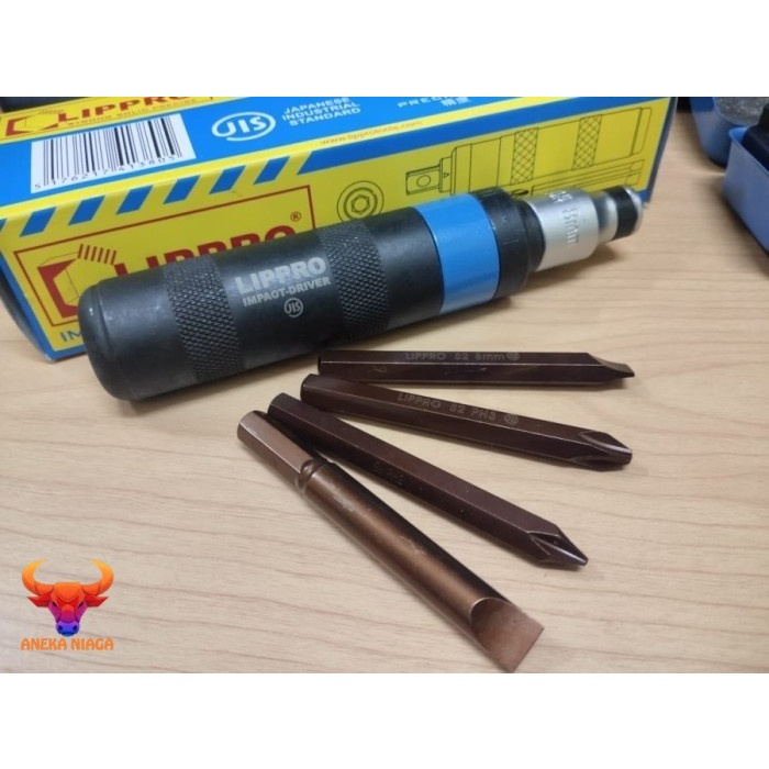 Promo Obeng Ketok Getok Impact Driver Screwdriver 5Pcs Lippro