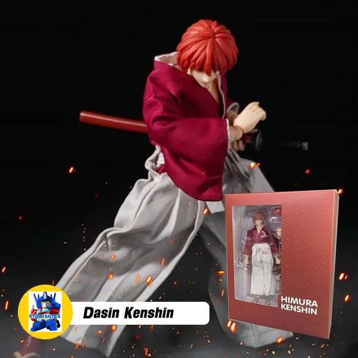 Dasin Model Rurouni Kenshin / Samurai X - Kenshin Himura Action Figure Ready