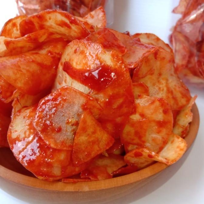 

Keripik Singkong Balado Sanjay 1kg / Cemilan Khas Padang Terlaris