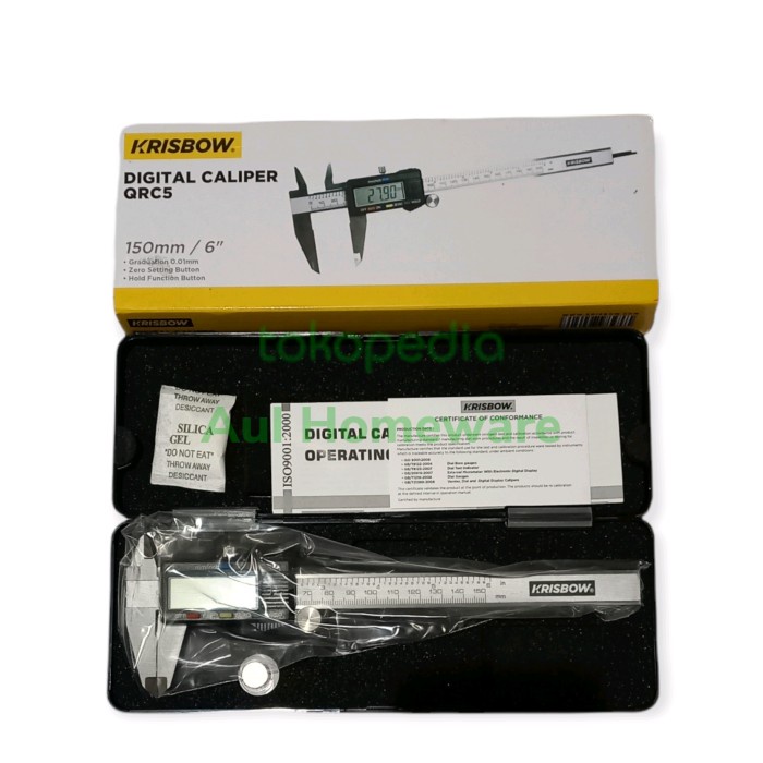 ✅Original Sigmat Digital Krisbow / Digital Caliper 150Mm/6In 0.01Mm Limited