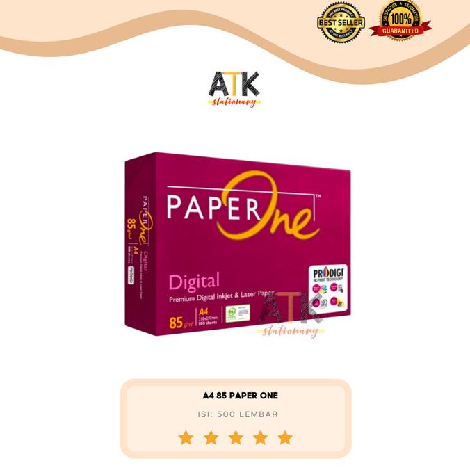 

Kertas Fotocopy A4 80 Gram Paper One Atk