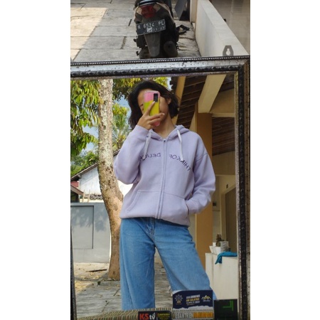 HOODIE ZIPPER LYLAC SPAO PRELOVED CEWEK COWOK