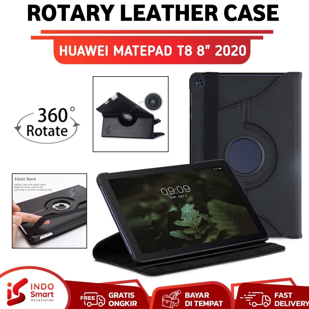 11.11 COD FREE MINI GOLD  Case Huawei MatePad T8 / Huawei MatePad T8 / 8 inch 2020 Casing Rotary Fli