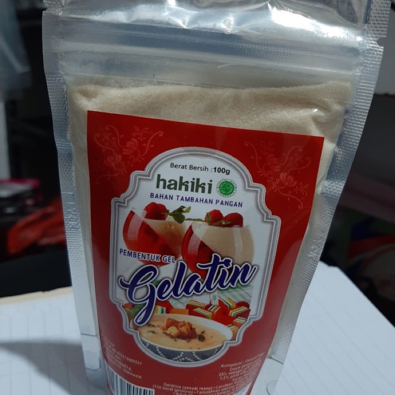 

Hakiki Gelatin Bubuk 100Gr Campuran Makanan, Numan Dll