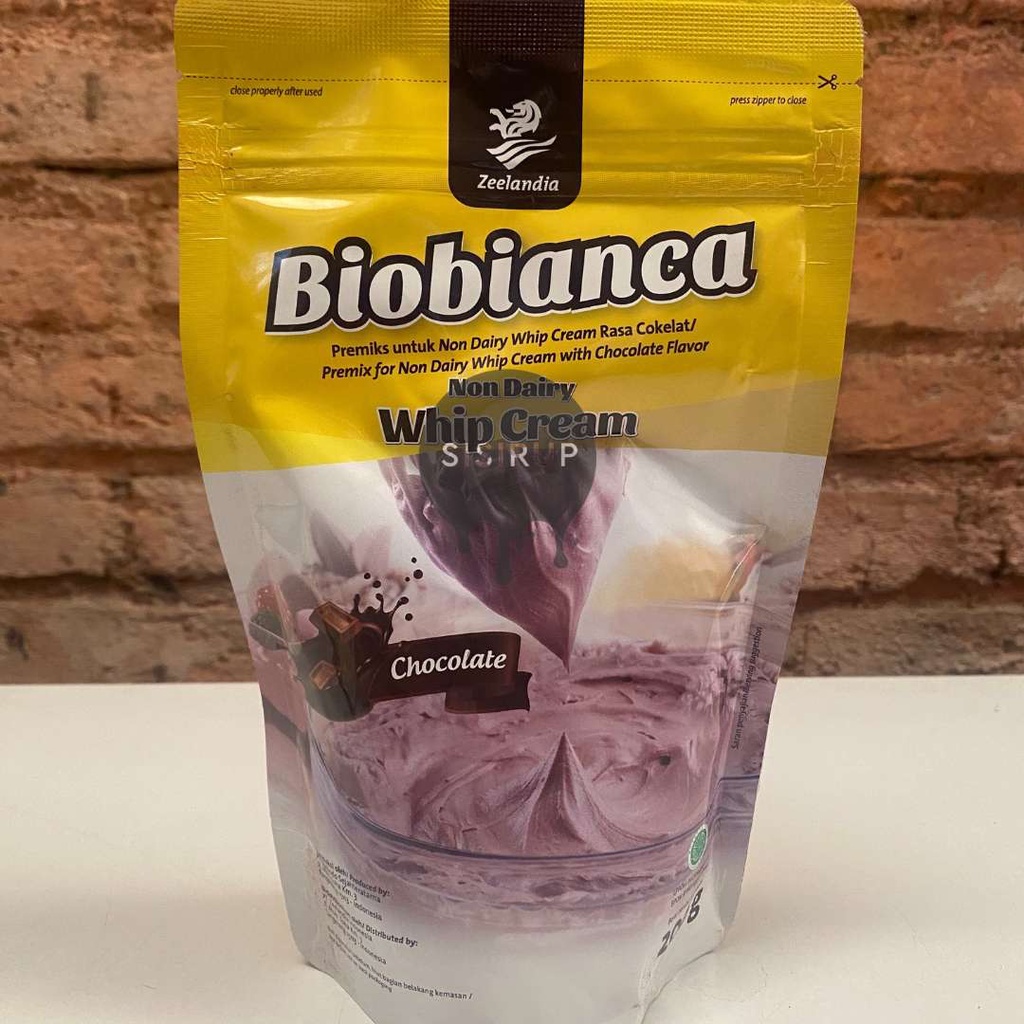 

200 Gr Biobianca Whipping Cream 200 Gr / Whip Cream Biobianca