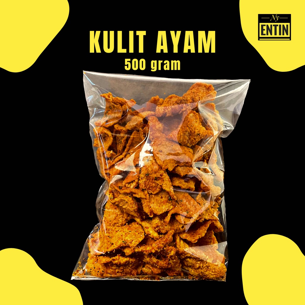 

Kulit Ayam Ny Entin Ukuran 500 Gram