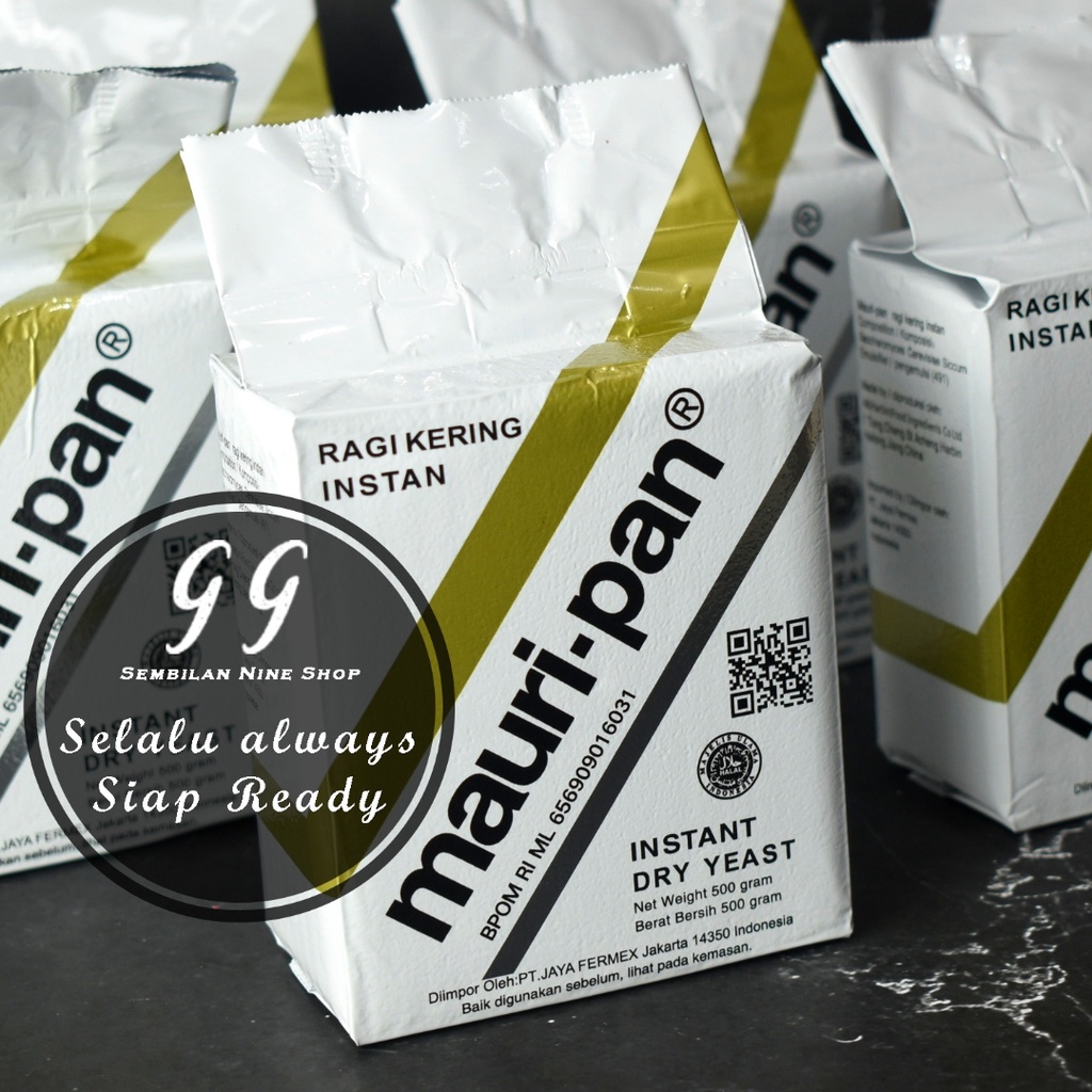 

Mauripan Ragi Kering Instan 500 Gram Instant Dry Yeast Mauri Pan Mauri-Pan