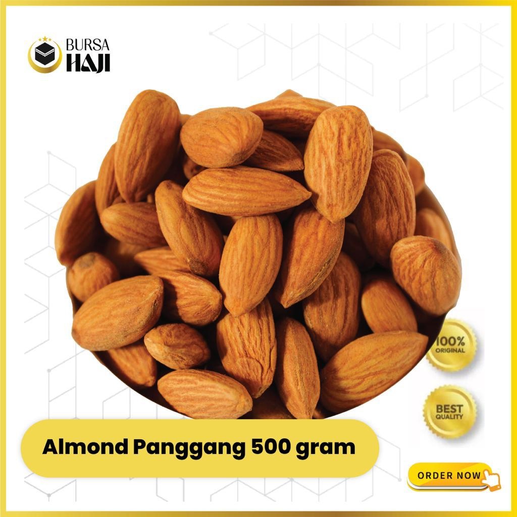 

Almond Panggang 1Kg / Roasted Almond / Almond Kupas / Almond