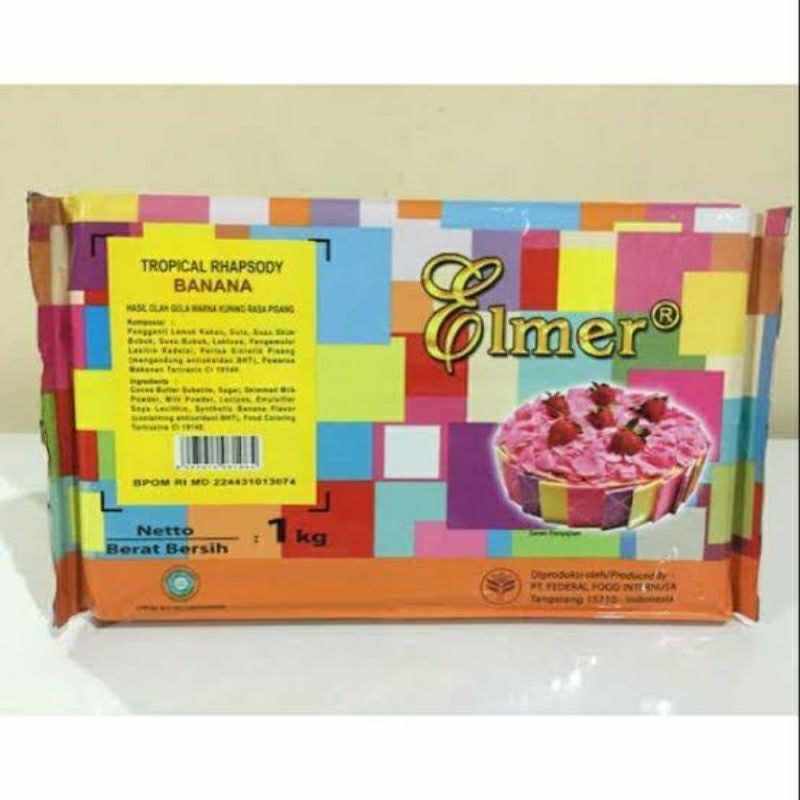 

Coklat Batang Elmer Banana 1 Kg Dcc Tropical Compound Pisang