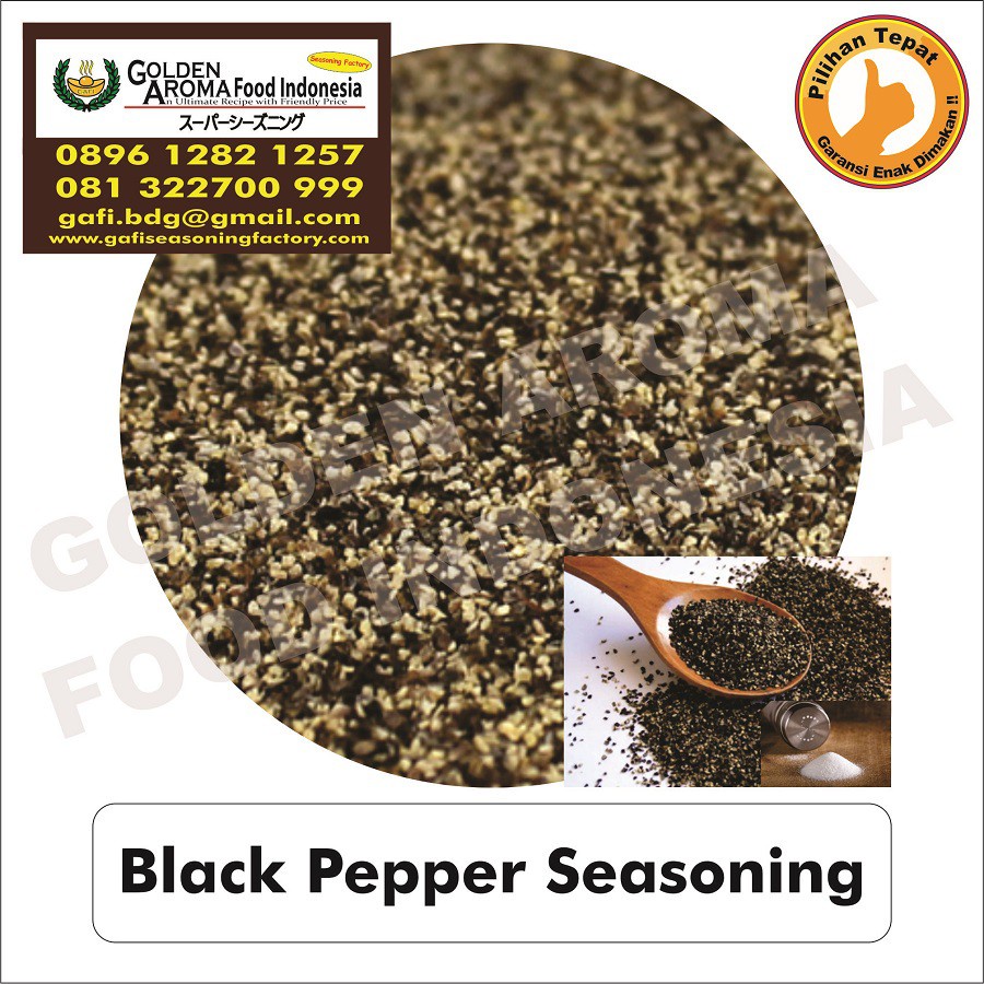 

Bumbu Tabur Rasa Lada Hitam Seasoning 1Kg, Jual Bubuk Tabur Bla Pepper Seasoning Enak Aman