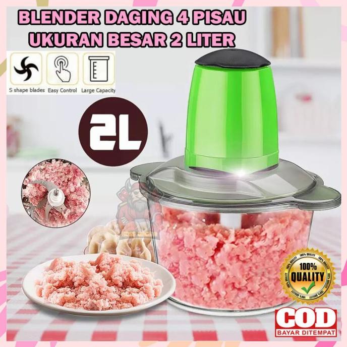 paling diminati] Blender Daging 4 Mata Pisau