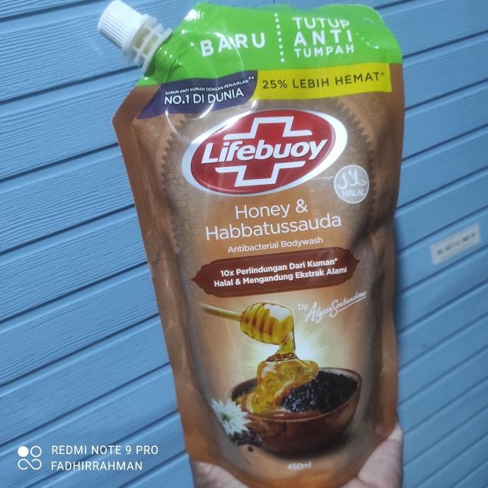 }}}}}}] sabun mandi cair lifebuoy honey & habbatus sauda 450ml
