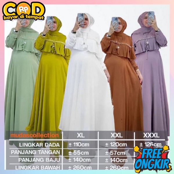 Lebaran2024 Gmis Dewasa Jumbo Remaja Gsmis Muslim Buat Lebaran Modern Gami Ibuk Busui Pesta Elegan B