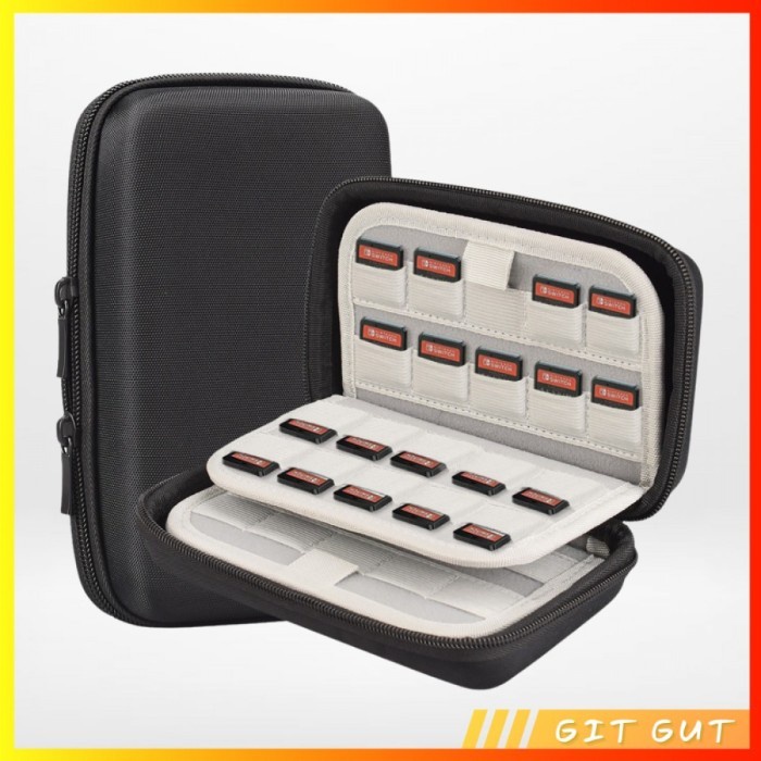 Promo Tas 80 Slots Pouch Case Storage Game Nintendo Switch Ps Vita Sd Card