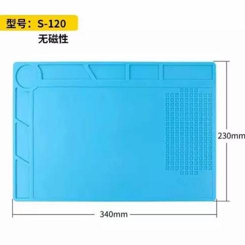 DELLAS alas solder karet reparasi HP laptop anti slip mat alas anti panas