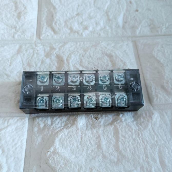 DELLAS terminal block TB2506 TB 2506 Terminal blok 25A 6pin