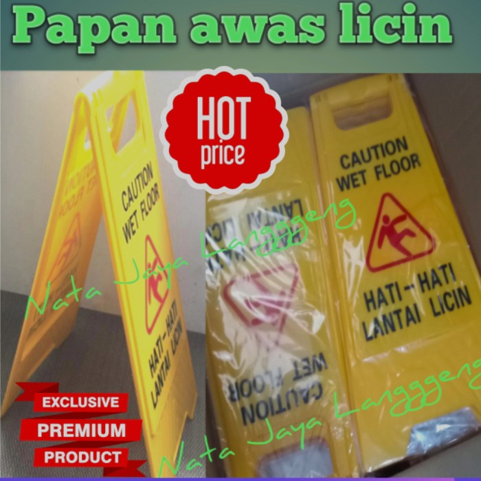 

Papan Awas Licin Berkualitas