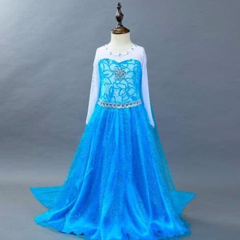 Sale Now Baju Anak Dress Kostum Frozen Elsa (Termurah) Original