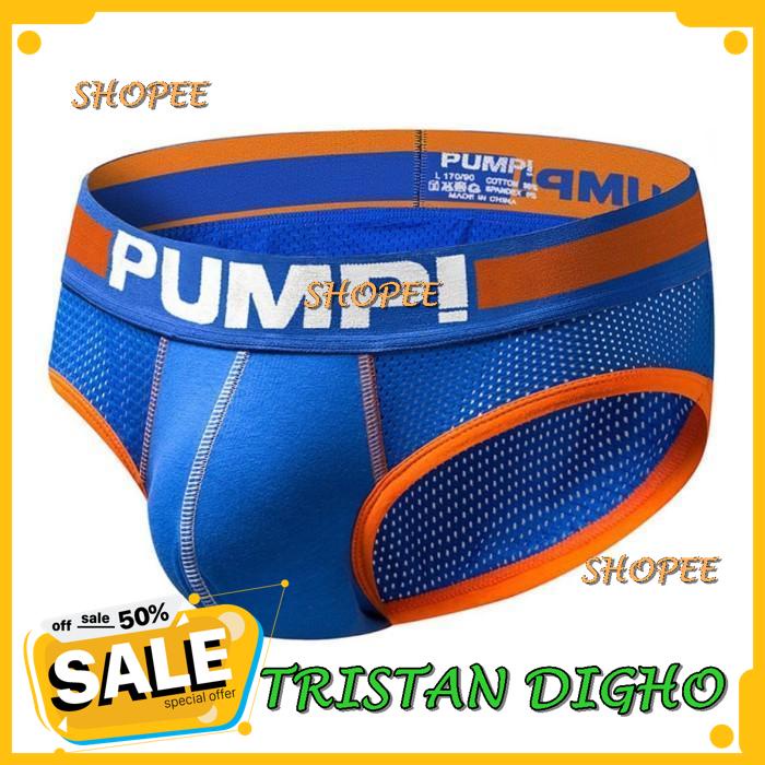 CELANA DALAM  PRIA SEXY PREMIUM / CD PRIA SEXY BRIEF  ORANGE BIRU CELANA DALAM PRIA BRIEF PUMP ORANG