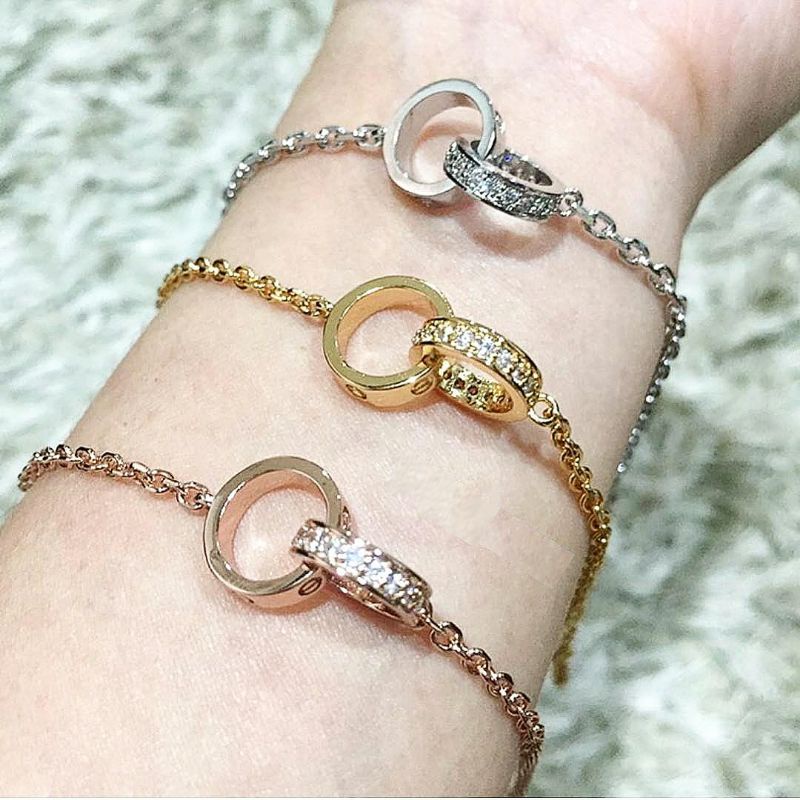 Gelang Emas Wanita Gelang Silver Perak Wanita Gelang Rosegold Wanita Gelang Rantai Wanita Gelang Pes
