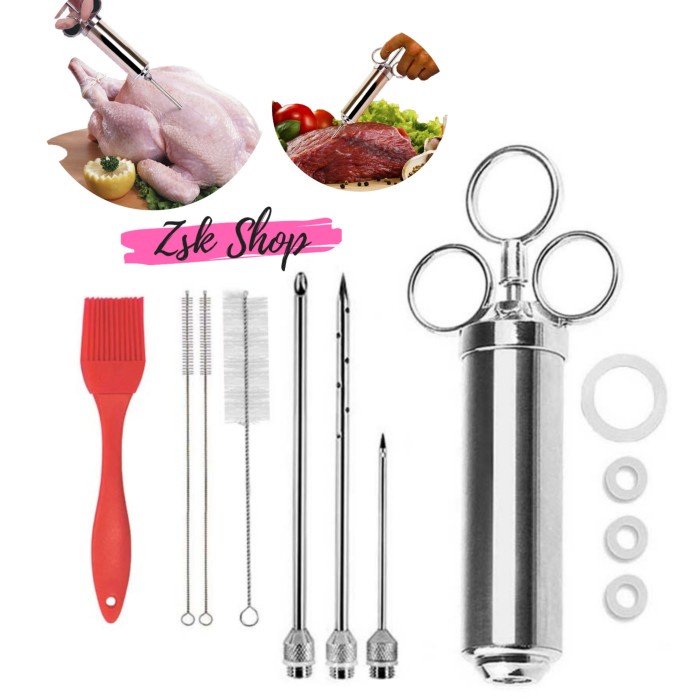 

Promo Alat Suntik Suntikan Bumbu Daging Ayam Flavour Seasoning Injector