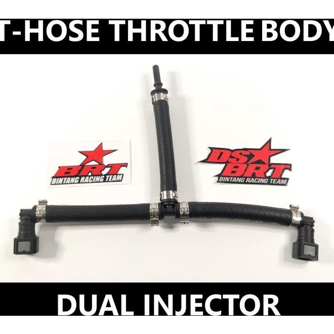 T-Hose T Hose Double Dual Injector Throttle Body Tb Brt Crf 150