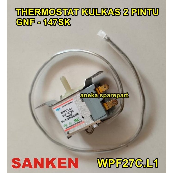 siap kirim] THERMOSTAT KULKAS 2 PINTU SANKEN ORIGINAL