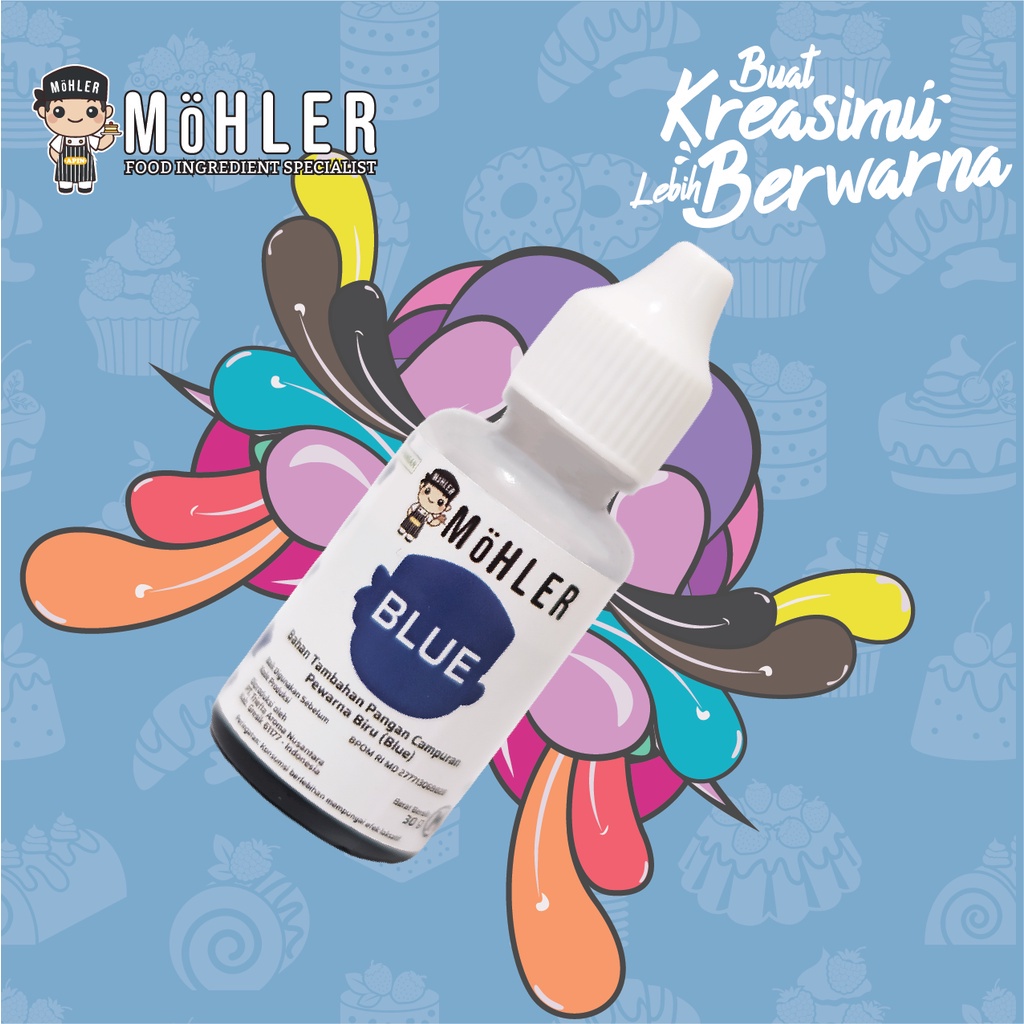 

MOHLER Coloring BLUE / Pewarna Makanan Biru