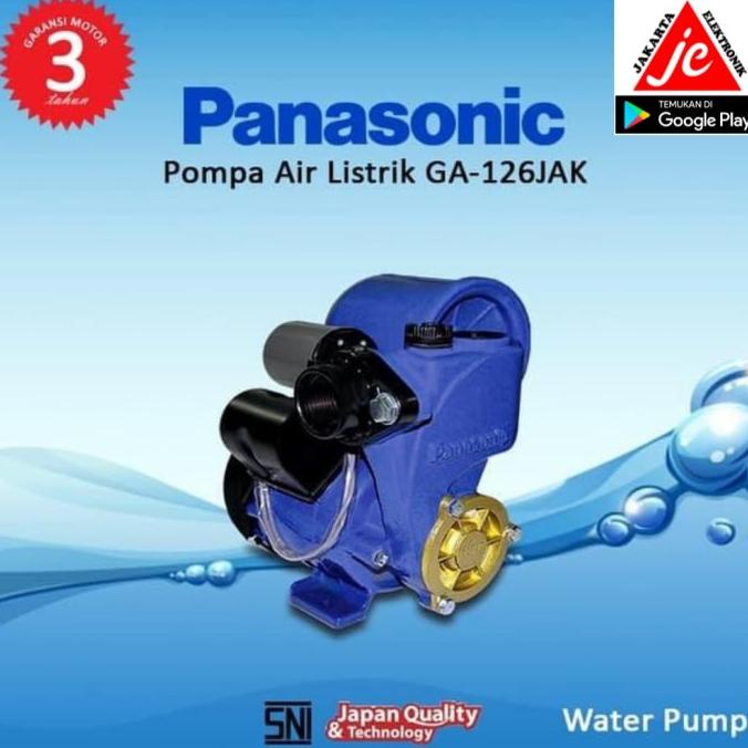 =====] PANASONIC POMPA AIR OTOMATIS 125W GA-126JAK
