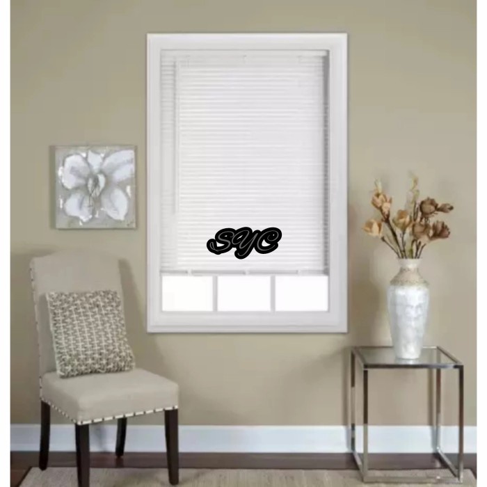 Kerai Kirai Tirai Krey Krei Blind Jendela Rumah/Kantor Plastik 69X163