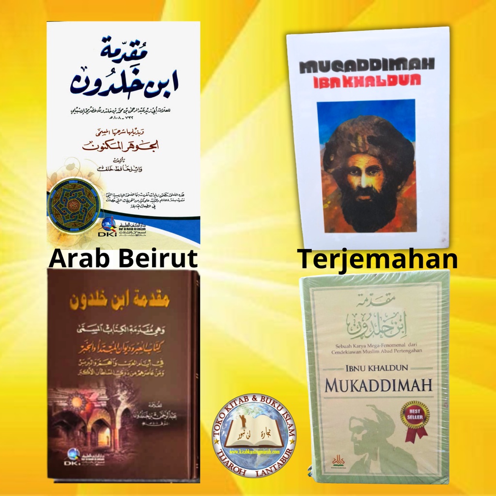 Kitab Muqaddimah Ibnu Khaldun By Abdurrahman Ibnu Khuldun - Buku Tarikh