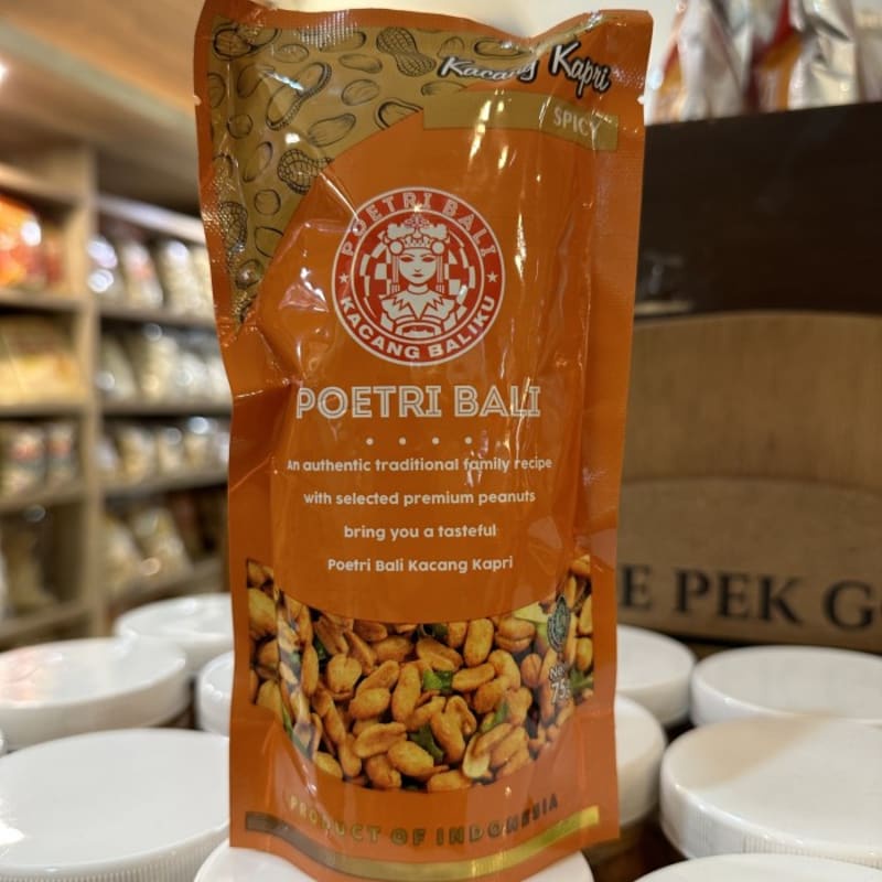 

Poetri Bali Kacang Kapri Spicy Pedas