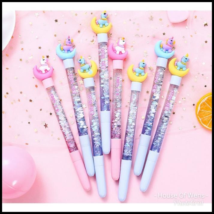 

TERMURAH PULPEN WAND GLITER ISI AIR UNICORN - PULPEN GLITER - PULPEN UNICORN !!!!