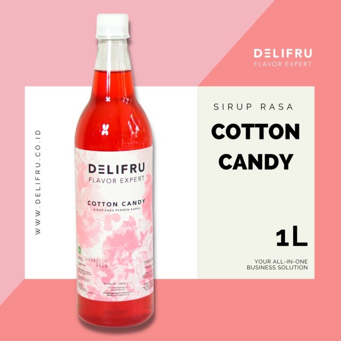 

Delifru Syrup Cotton Candy - Sirup Permen Kapas 1 Liter