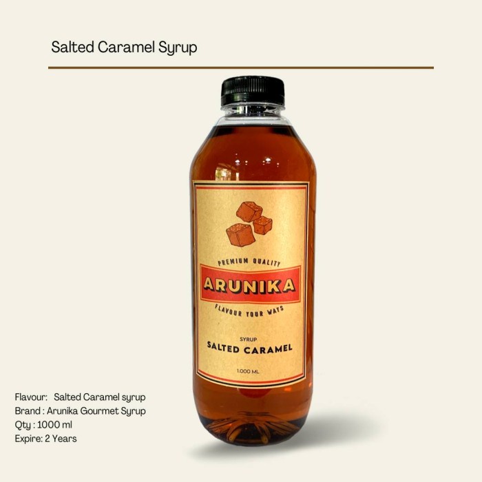 

Arunika Salted Caramel Syrup 1 liter