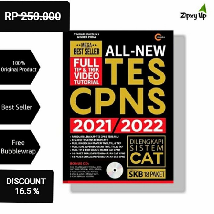 

NEW Buku ALL NEW TES CPNS 2021/2022, the king best seller