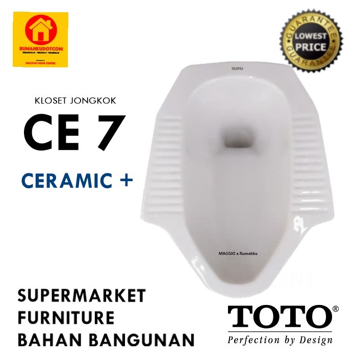 Promo Kloset Jongkok Toto - Squat Toilet - Closet Jongkok Ce7 -Toto