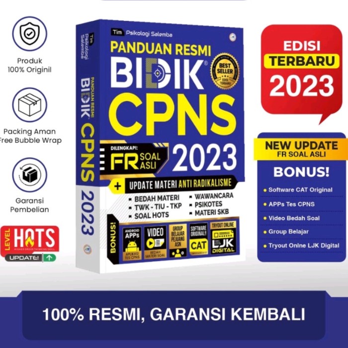 

NEW BUKU BEST SELLER BIDIK CPNS 2022