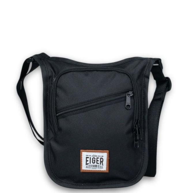 Tas Selempang Eiger Passport Pouch 2.0 Black 910005885 Original - Langsung Kirim