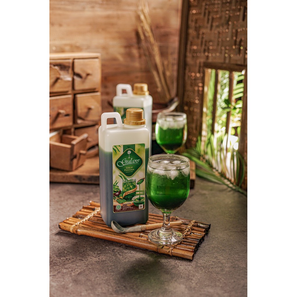 

Sirup Pandan 1,3Kg Merk Gulare/Sirup Pandan Meriah & Berkualitas!!!