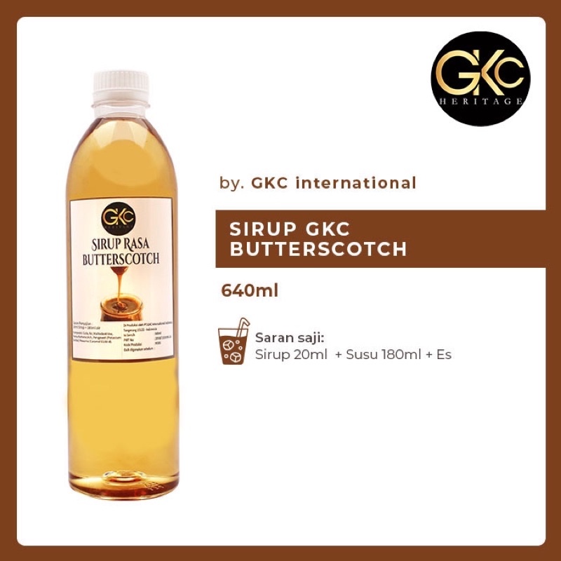 

Sirup Gkc / Sirup Butterscotch 640Ml