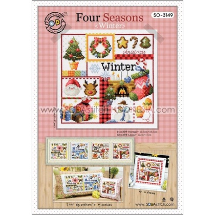 

Paket Kristik / Cross Stitch Sodastitch SO-3149 Four Seasons (Winter)