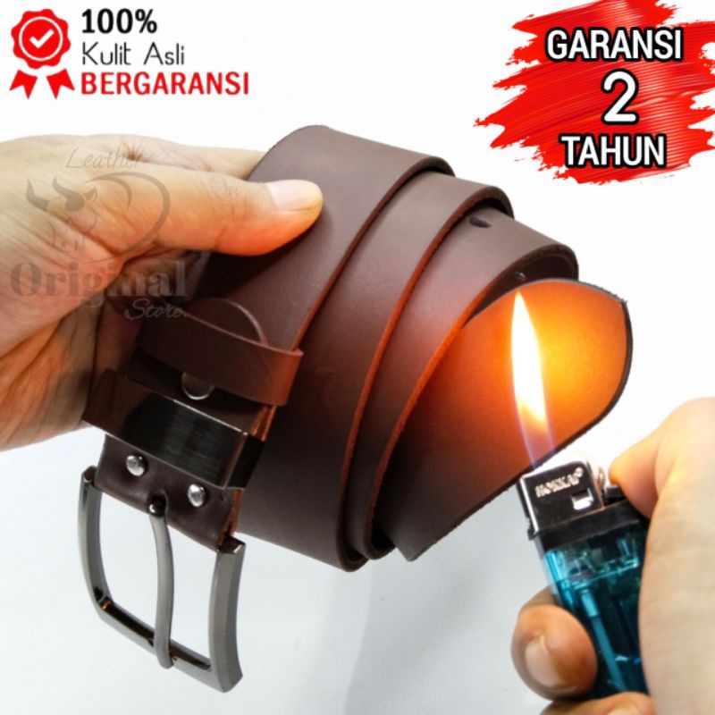 Ikat Pinggang Pria Kulit /Sabuk Kulit Pria/Gesper Kulit /Belt Kulit Garut