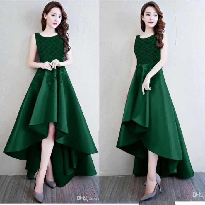DRES JIALING HIJAU BOTOL [Dress 0107] TI8
