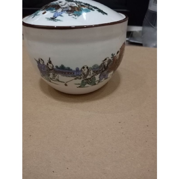 Guci Antik Mangkok Motif Asli Import China