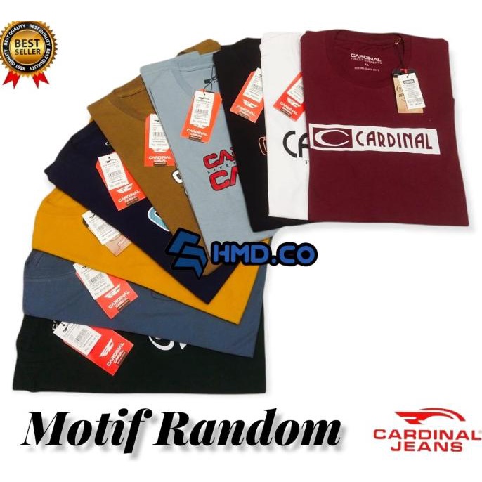 Ready Stock Paket Diskon 3 Pcs Kaos Distro Branded Cardinal Pria Wanita Original
