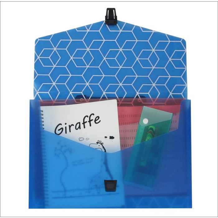 

Terbaru Carry File With Handle / Map Dokumen Tenteng F4 Motif Kubus Eagle Original