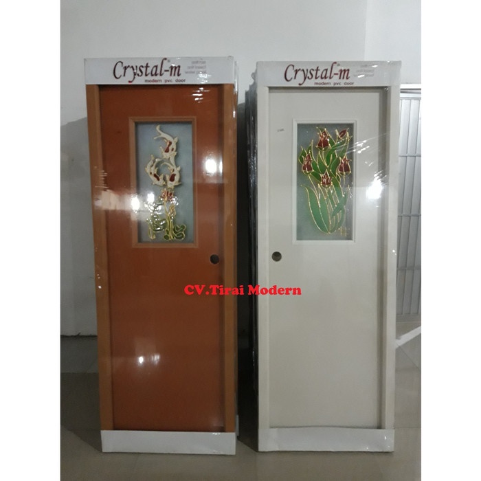 [Rak] Pintu Pvc Kamar Mandi Merk Crystal Kaca [Mandi]