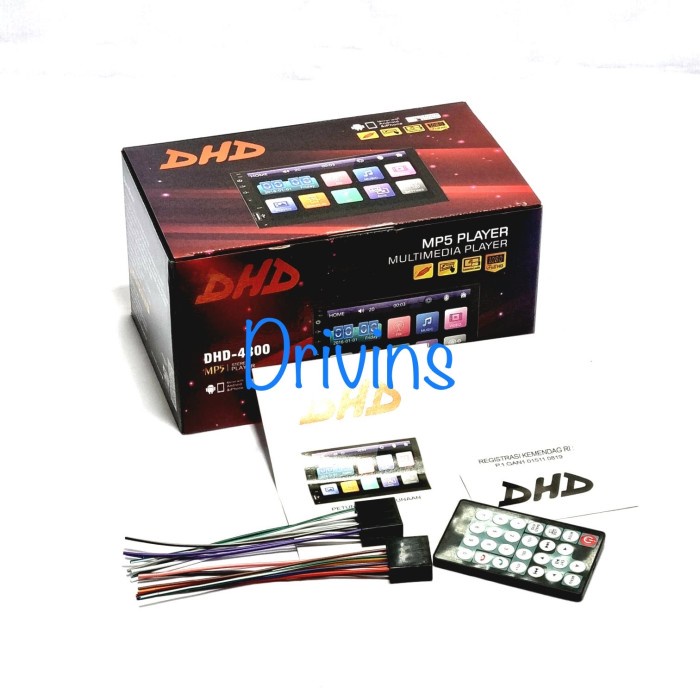 NEW TV MOBIL HEADUNIT DOUBLEDIN UNIVERSAL MP5 DHD-4300 BODY PANJANG ORIGINAL TERBARU